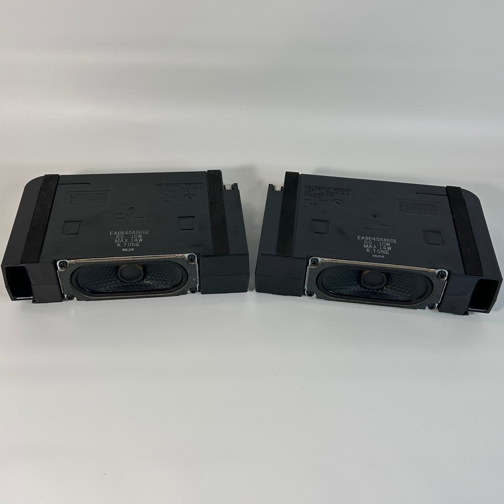 LG Internal TV Speakers EAB64048601 EAB64048602 6‎ Ohm 10W Max 14W Pair